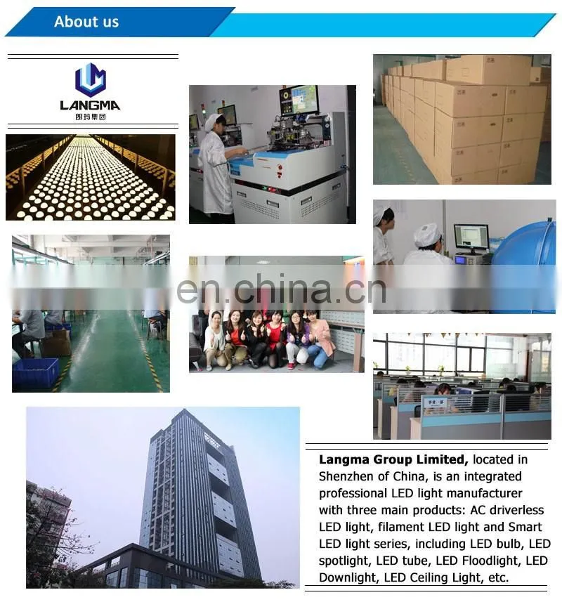 Built-in battery emergency e27 ampoule led lampe rechargeable