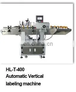 Automatic Flat Double Sides Square Bottle Labeling Machine , Two Heads Label Machine