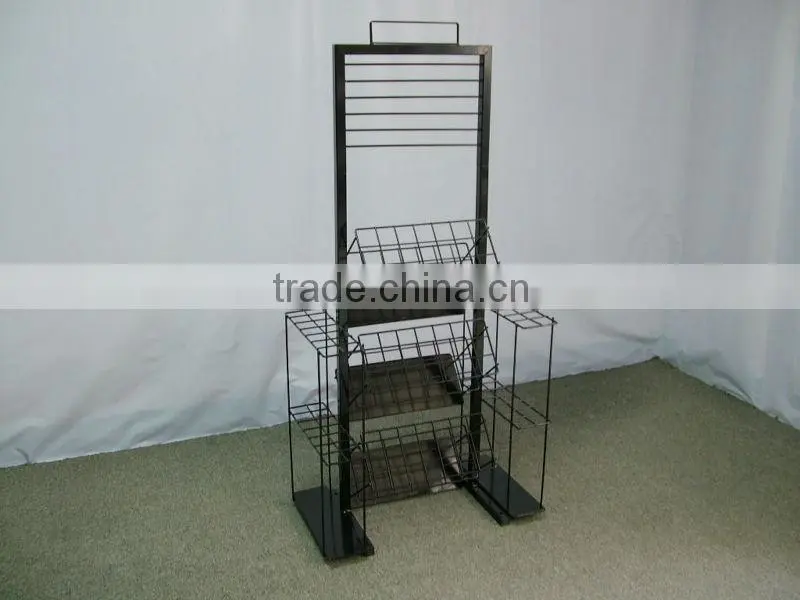 T shape hook bag display T rack