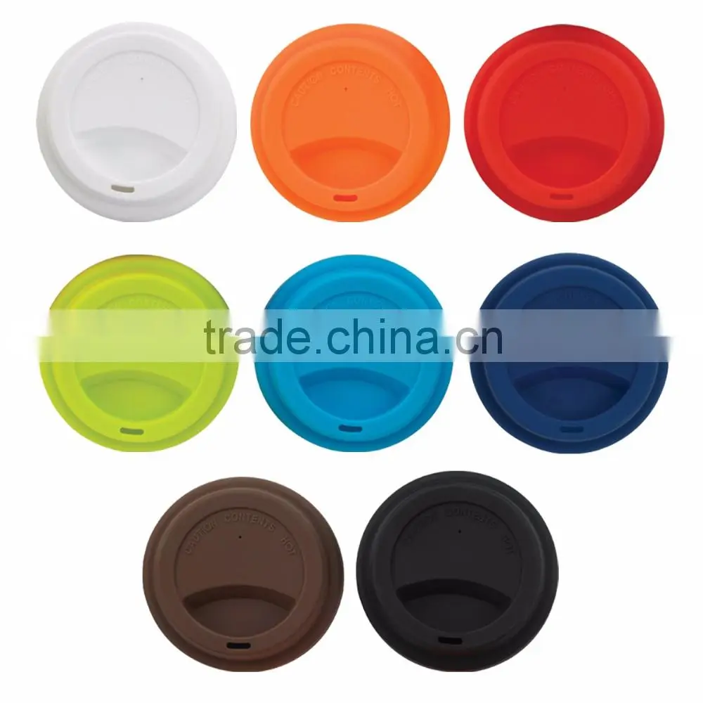 Logo Customized Mug Cup,Ceramic Mug Cup With Silicone Lid FDA Silicone Cup Lid