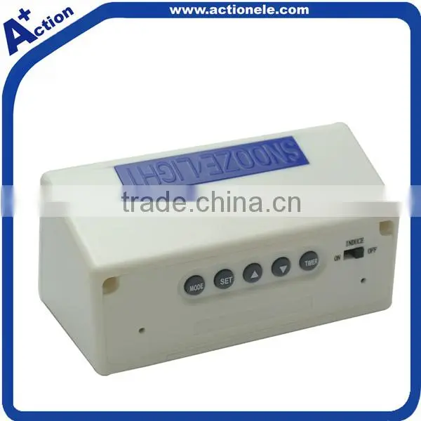 Sound Controlled Digital LCD Alarm Clock