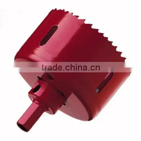 Bi Metal Hole Saw Built-in Arbor,Alloy Steel Body, M3 or M42 8% Cobalt Teeth Bi Metal Hole Saw,