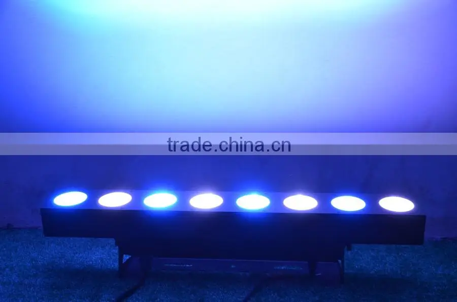 8PCS*30W rgb 3 in 1 good color mixing cob led wall washer light