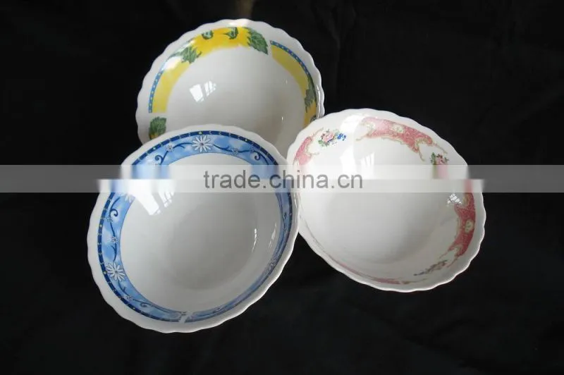 gloden line tableware ceramics bowl /porcelain soup bowl/porcelain chinese bowl