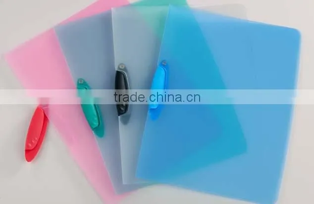 eco-friendly A4 plastic pp knife shape folder report cover file