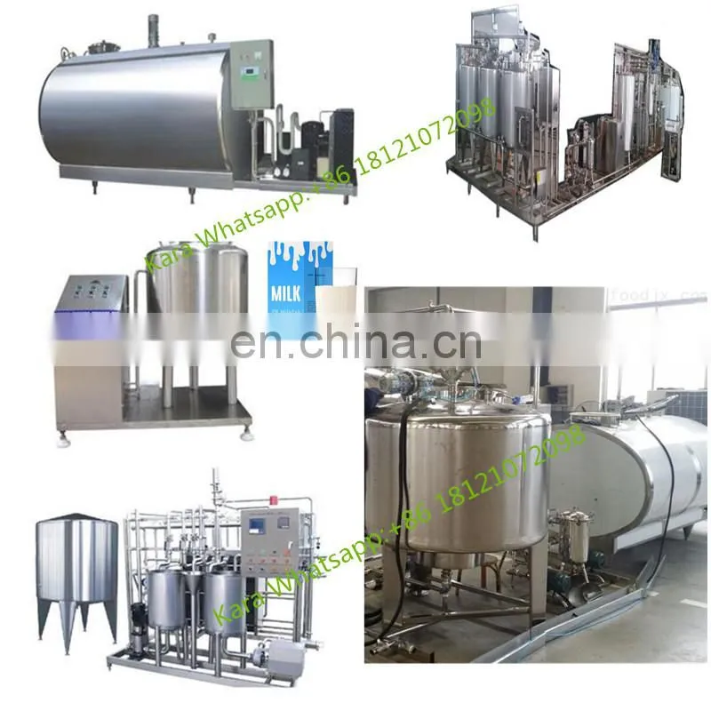 milk processing machine and packaging plant
