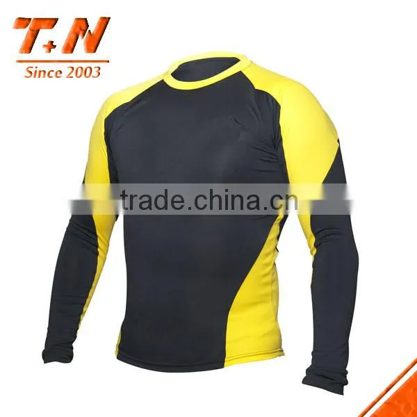 OEM service Sublimation custom printed mma rash guard