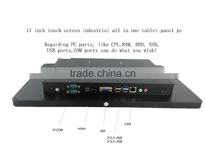 17 inch Industrial ComputerLCD All In One Touch PC