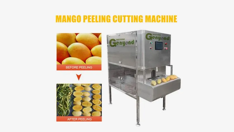 Factory Genyond Automatic Fruit Peeler Equipment Citrus Orange Lemon Peel Removing Peeling Machine Used for Industrial