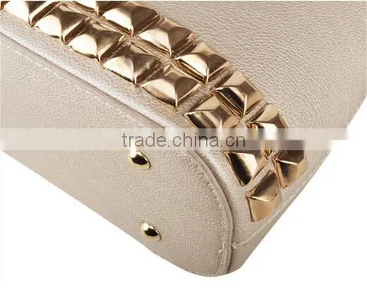 Best Selling Western Style Ladies Genuine Leather Shoulder Lady Handbag 2015