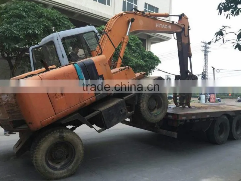 Used Japan Wheel Excavator Hitachi EX100WD-1 For Sale