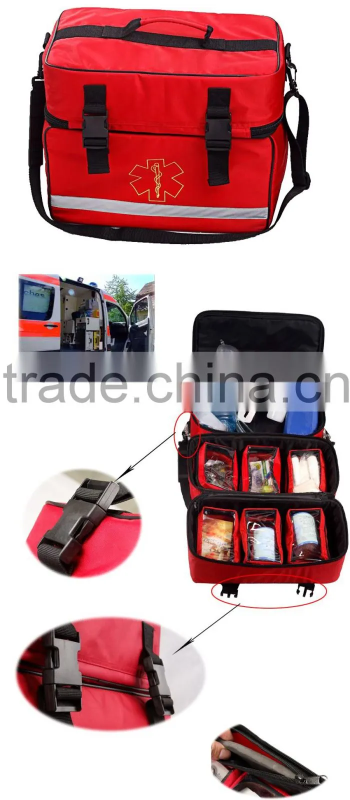 Rescue measures 1st aid kit of various accidents