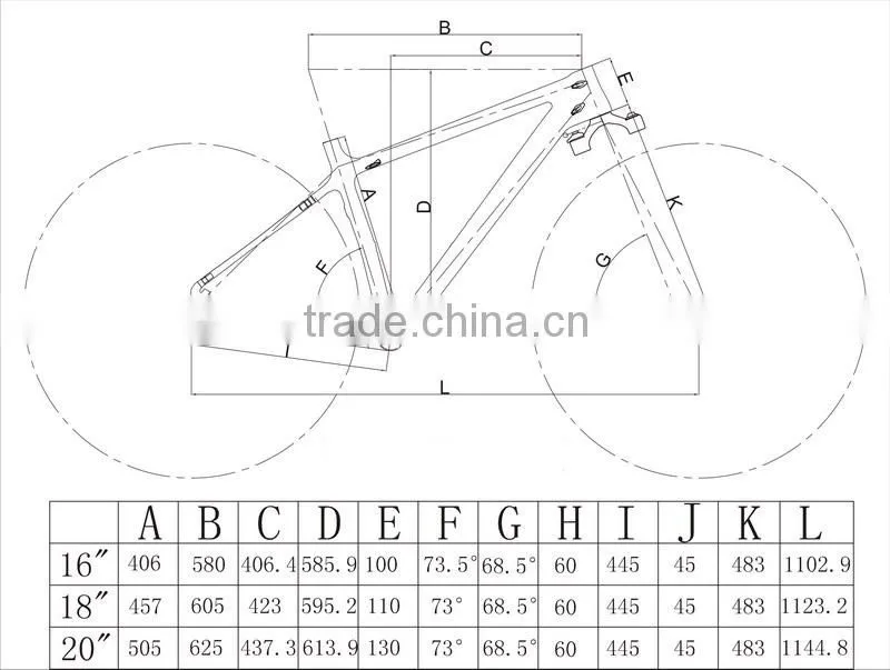26er mtb bike carbon frame chinese factory carbon fiber fatbike frame 650C sonw bike carbon frame