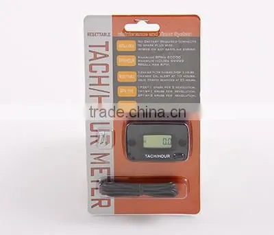 Digital Petrol Engine Hour Meter Tach Hour Meter Used For Motorcycle,Snowmobile,Jet Ski,Marine,Glider