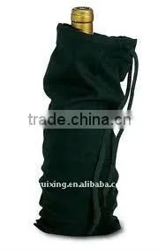 Recycle Non Woven Wine Zipper Bag
