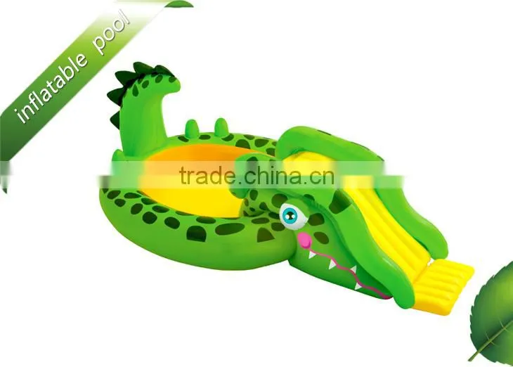 Green crocodile inflatable swimming pool toys , inflatable swimming pools for kids,kids inflatable swimming pool
