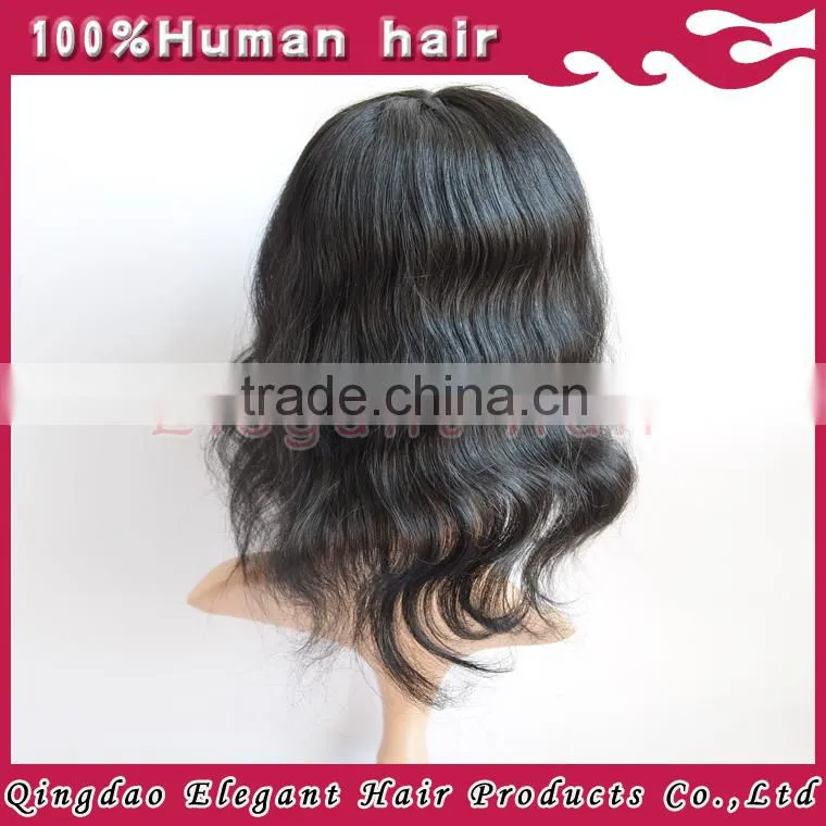 Brazilian Hair Human Hair Type and Yes Virgin Hair human hair toupee for women