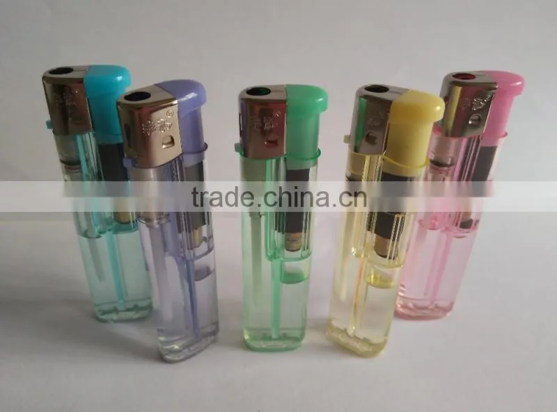Chinese cigarette lighter transparent electronic lighter FH-606 smoking accessories