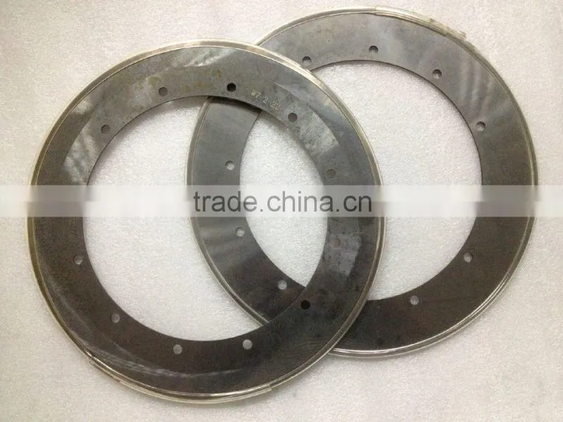 Solid tungsten carbide blades for cutting tin