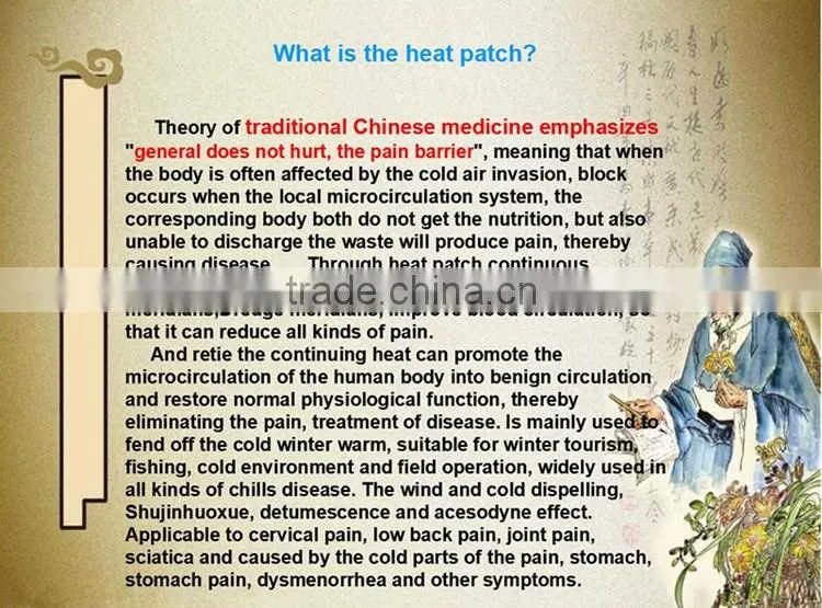 Private Label Body Warmer Heat Therapy Patch