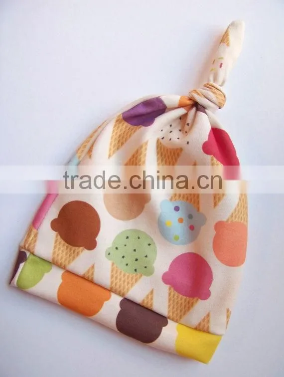 Children Hats Exclusive Custom Ins Hot Sale Baby Autumn & Winter Hats Cute Printing Pure Cotton Baby Hats