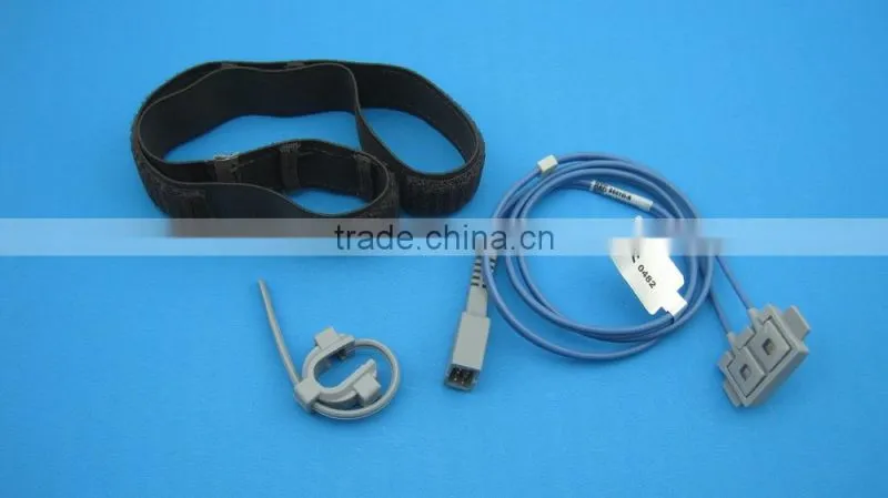 Dual purpose spo2 sensor, neonatal wrap spo2 sensor and forehead spo2 sensor