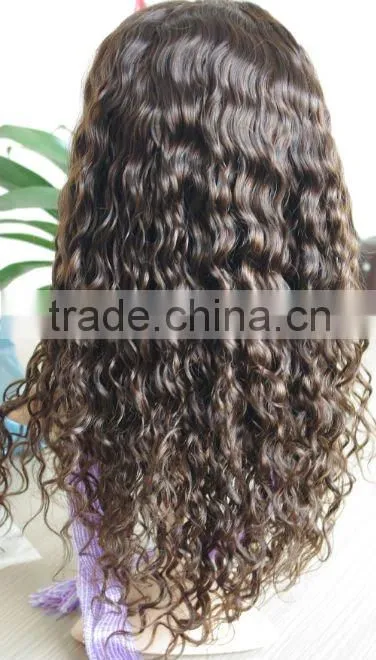 Silk Top Body Wave Full Lace Brazilian Hair Wigs For Black Women
