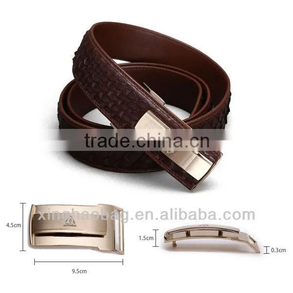Alibaba china genuine python leather belt men