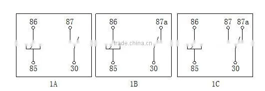 Automotive relays miniature relay 4 pin 5pin 12V 35A 24V WM650