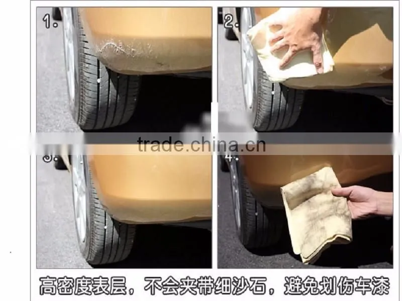 Synthetic Microfiber Chamois Leather/Shammy Automobile Wash Cloth/Towel