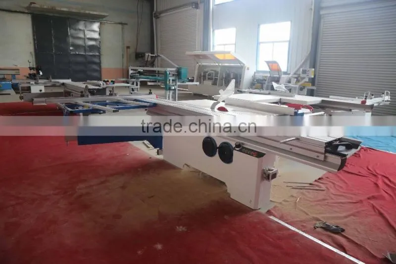 Woodworking Saw Machine Sliding Table Saw Precision Panel Saw With 2 Saw Blades Both Can Titling 45 degree 3800mm Long