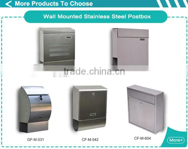Customised Wall Mounted Stainless Steel Letterbox For Aparment