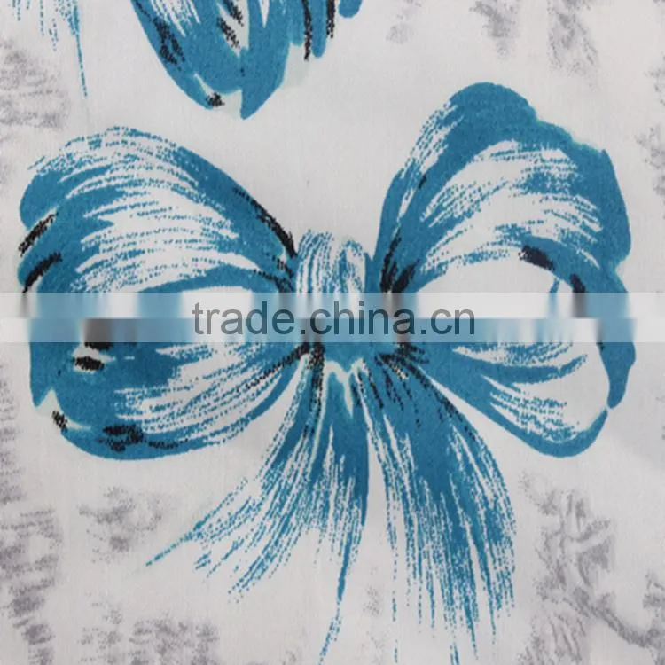 bowknot pattern digital printing 40S cotton fabric textiles for womens garment clothing