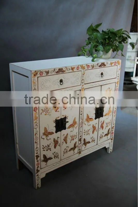 chinese antique furniture hand painted cabinet