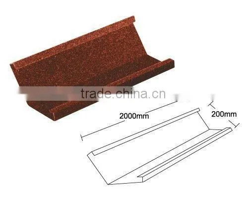 valley tray (stone coated roofing tile)