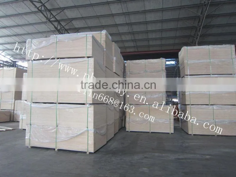 18mm Fancy Hardwood Core Okoume Decorative Block board structural plywood