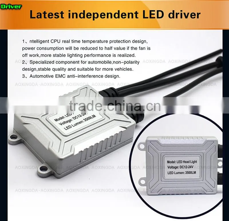 7000Lm auto headlight D2 D4 D2S D2R D2C D4S D4R led head light bulb conversion kit