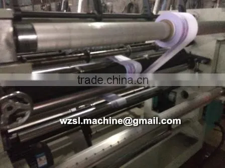 Paper and plastic film slitting rewinding machine