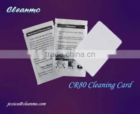 Cleaning cards in plastic cards,PVC cards