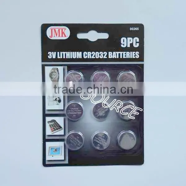 6 PC 3V Lithium CR2032 Batteries