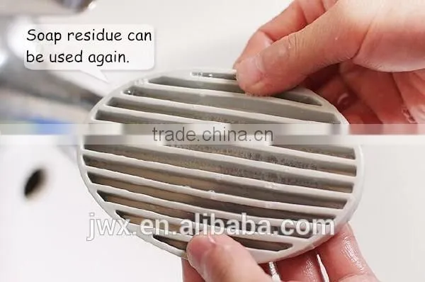Super quality round silicone soap pad bathroom accessories