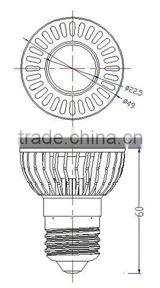 MR16 5W E27 led bulb