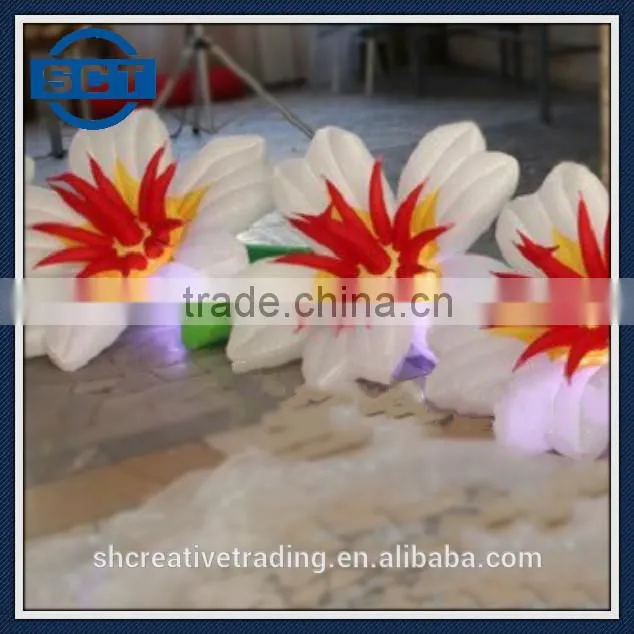 New Design 10m Lighting Decoration Inflatable Flowers