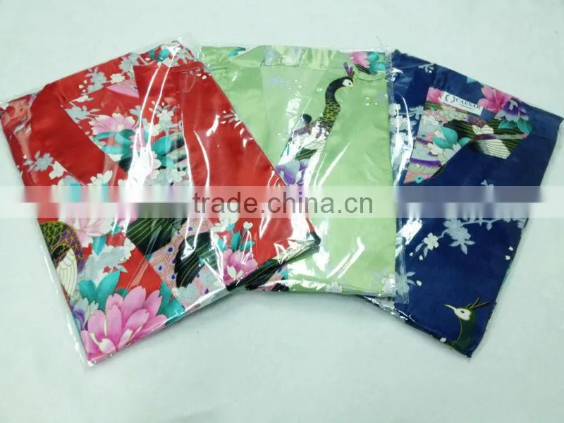 NEW Women Silk Satin Pajama Sleepwear Short Night Gown Robe Lady Dress Colorful