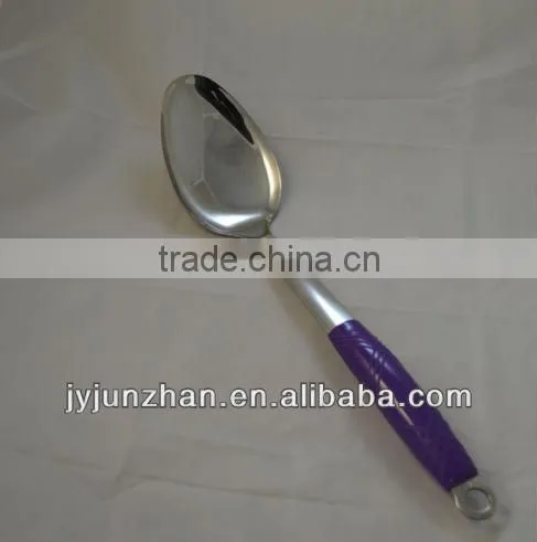 Highly PP handle Stainless Slotted Turner made by Junzhan Factory directly and sell directly