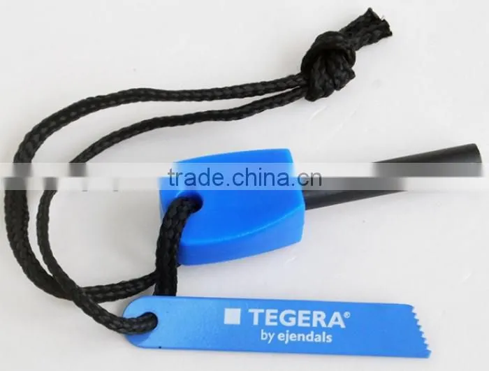 Cheap Travel Emergency fire starter survival flint with customized color and logo