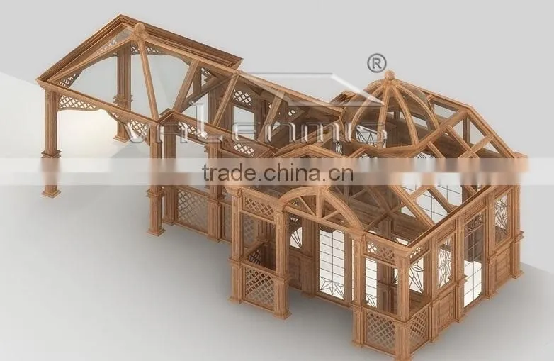Classical design aluminum sunroom/garden greenhouse profile