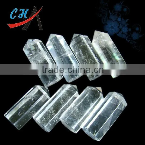 Fashion transparent quartz crystal point pendants