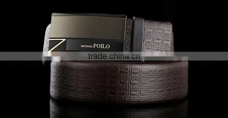 Most popular automatic buckle leather belt for men with strong quality