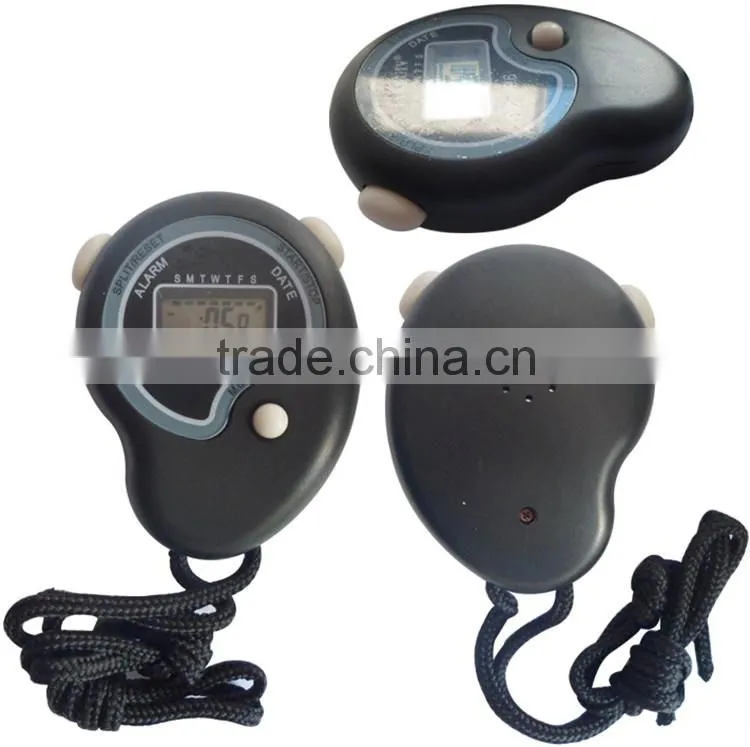 China Supplier Fashion Plastic Button Battery Professional Stopwatch